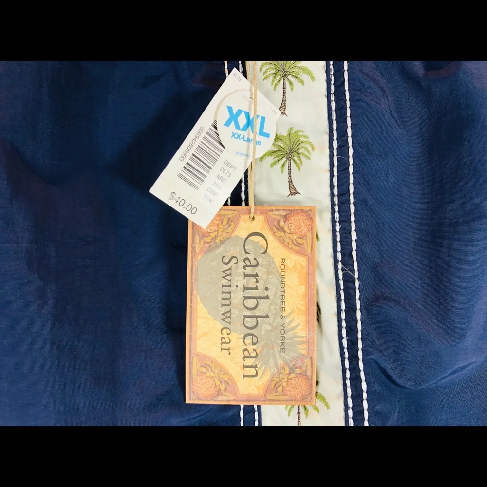 Caribbean Swimwear nwt men
